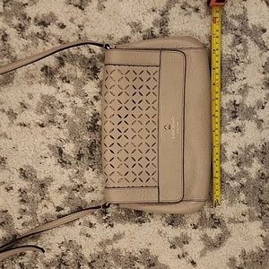 Kate Spade taupe leather shoulder bag